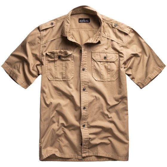 Surplus M65 Basic Overhemd met korte mouwen - Beige