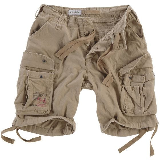 Surplus Airborne Vintage Short - Gebleekt Beige
