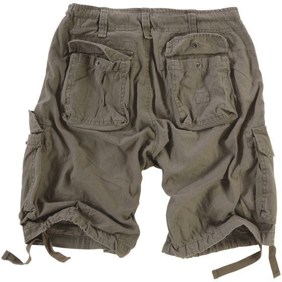 Surplus Airborne Vintage Short - Gebleekt Olijfgroen