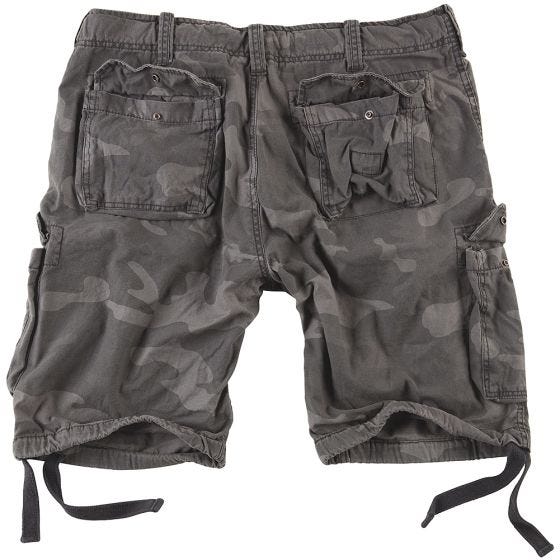 Surplus Airborne Vintage Short - Gebleekte Black Camo