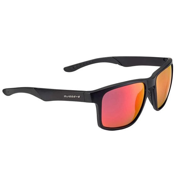Swiss Eye Life Zonnebril - Smoke BR Revo-lens / zwart mat/zwart frame