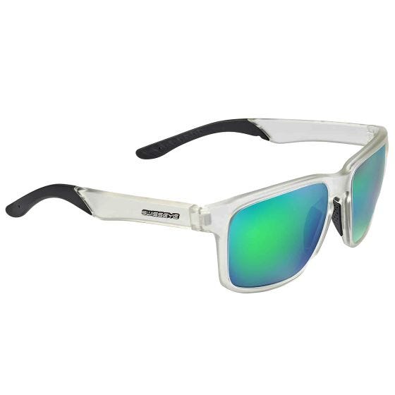 Swiss Eye Life Zonnebril - Groengroene Revo-lens / Crystal Matt/zwart frame