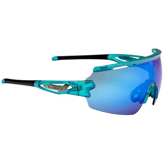 Swiss Eye Signal RX Zonnebril - Rookblauwe Revo-lens / glanzend laserkristalblauw/zwart frame