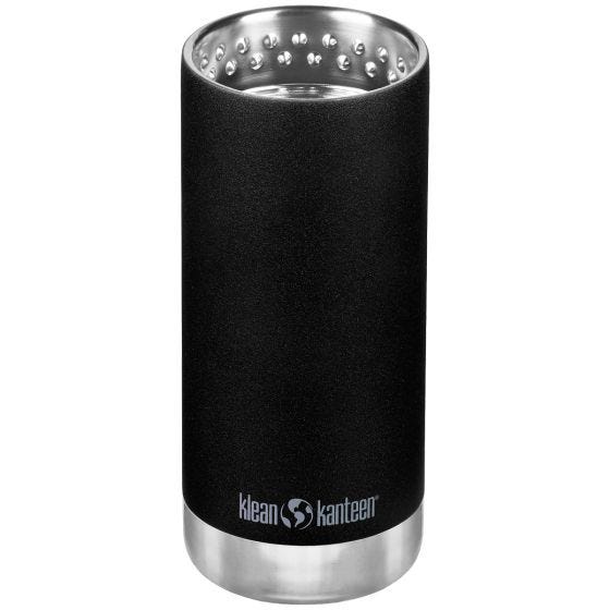 Klean Kanteen TKWide Cafe Cap Geïsoleerde Fles 355 ml - Zwart