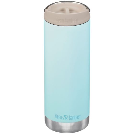 Klean Kanteen TKWide Cafe Cap Geïsoleerde Fles 473 ml - Blue Tint