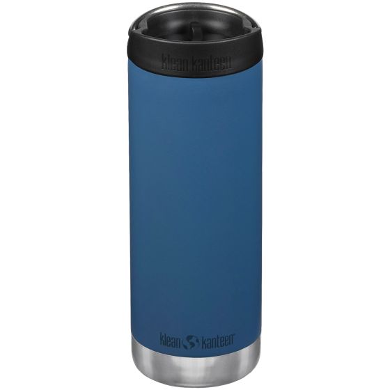 Klean Kanteen TKWide Cafe Cap Geïsoleerde Fles 473 ml - Real Teal