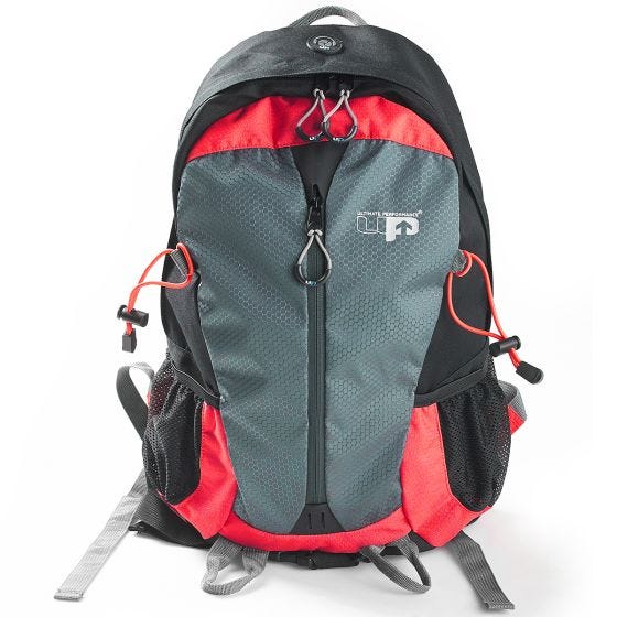 Ultimate Performance Peak II Dagrugzak - Zwart/Rood