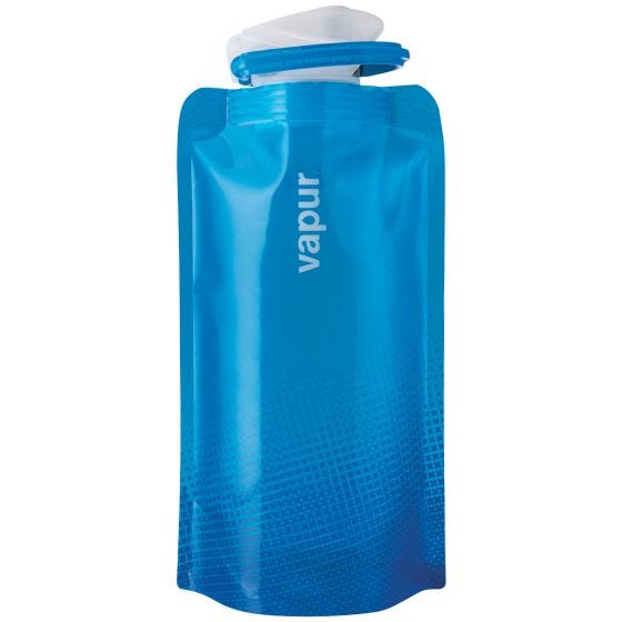 Vapur Wide Mouth Fles 500 ml - Cyan Blue