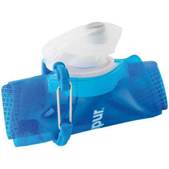 Vapur Wide Mouth Fles 500 ml - Cyan Blue