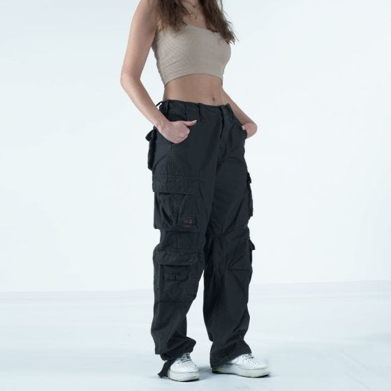 Surplus Airborne Vintage Broek Dames - Zwart
