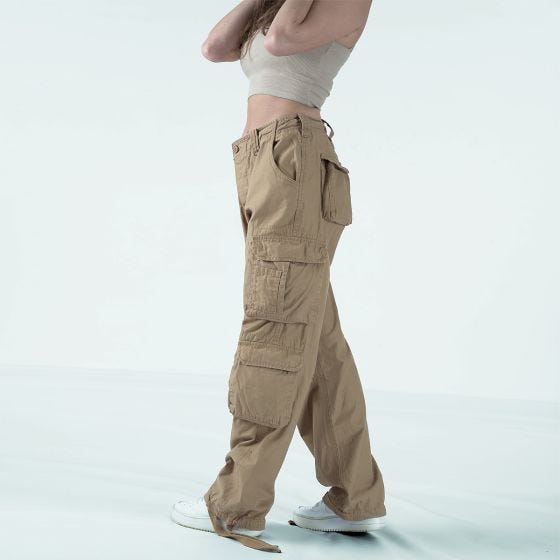 Surplus Airborne Vintage Broek Dames - Coyote