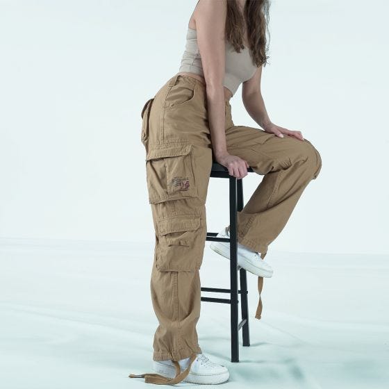 Surplus Airborne Vintage Broek Dames - Coyote