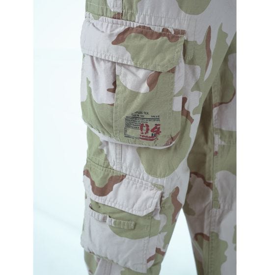 Surplus Airborne Vintage Broek Dames - Driekleurig Desert