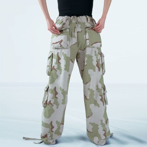 Surplus Airborne Vintage Broek Dames - Driekleurig Desert
