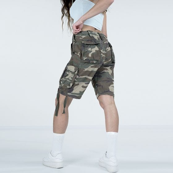 Surplus Airborne Vintage Short Dames - Gebleekt Bos