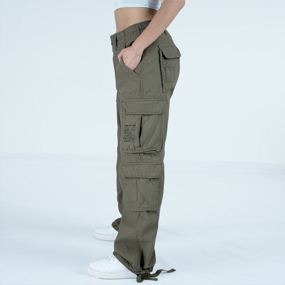 Brandit Pure Vintage Broek Dames - Olijf
