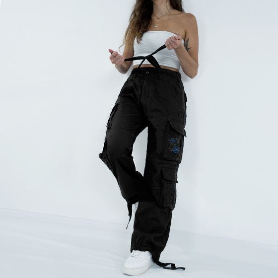 Brandit Pure Vintage Broek Dames - Zwart