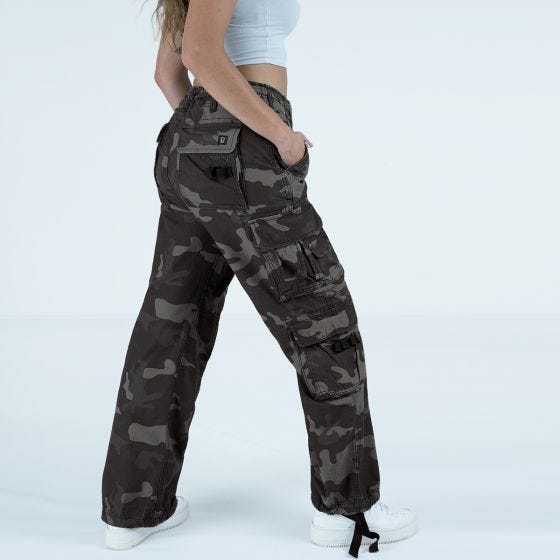 Brandit Pure Vintage Broek Dames - Dark Camo