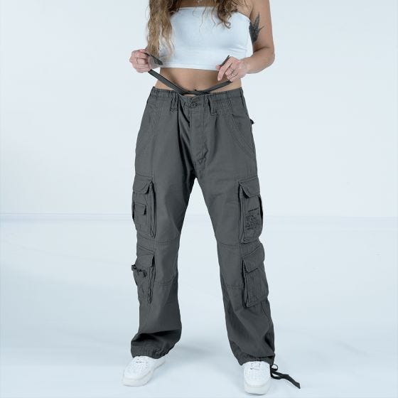 Brandit Pure Vintage Broek Dames - Antraciet