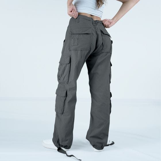 Brandit Pure Vintage Broek Dames - Antraciet
