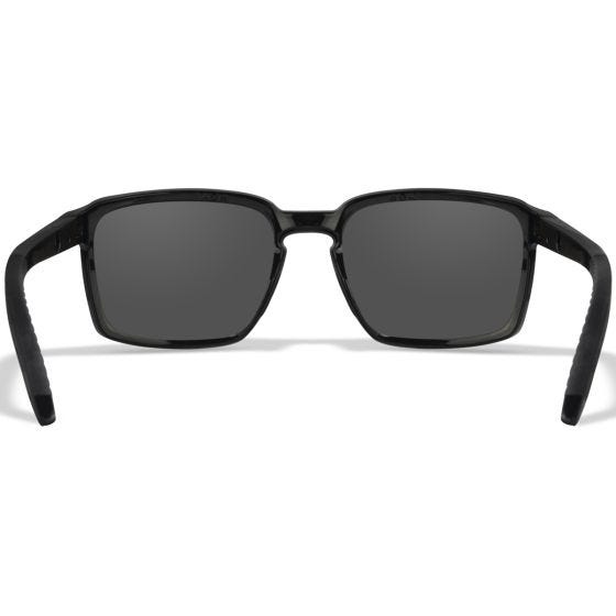 Wiley X WX Alfa Standaard brillen - Captivate Polarized Grey Lenses / Gloss Black Frame