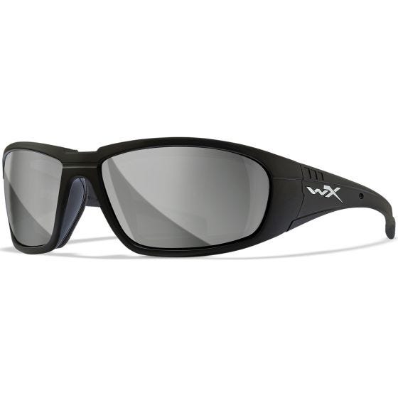 Wiley X WX Boss Standaard brillen - Silver Flash Lens / Matte Black Frame