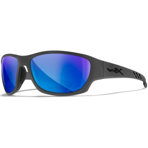 Wiley X WX Climb Standaard brillen - Captivate Polarized Blue Mirror Lenses / Matte Grey Frame