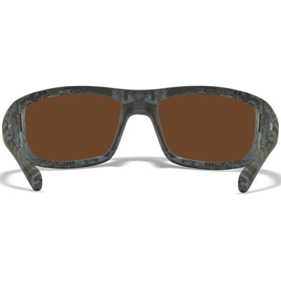 Wiley X WX Omega Standaard brillen - Polarized Blue Mirror Lens / Gloss White Frame