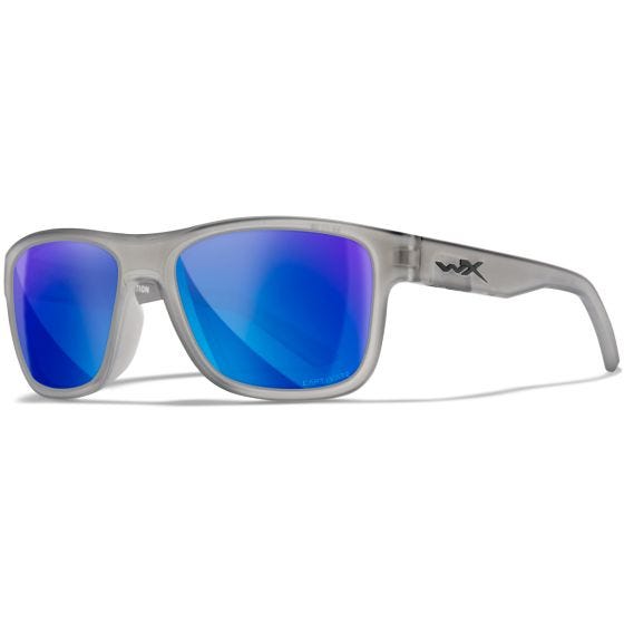 Wiley X WX Ovation Standaard brillen - Captivate Polarized Blue Mirror Lenses / Matte Slate Frame