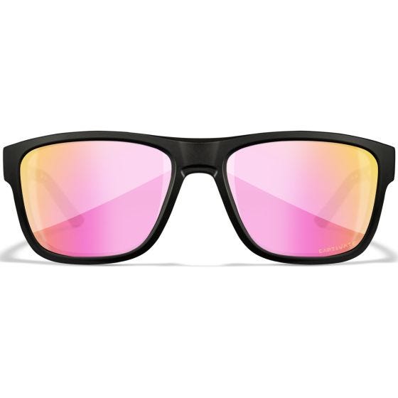 Wiley X WX Ovation Standaard brillen - Captivate Polarized Rose Gold Mirror Lenses / Matte Black Frame