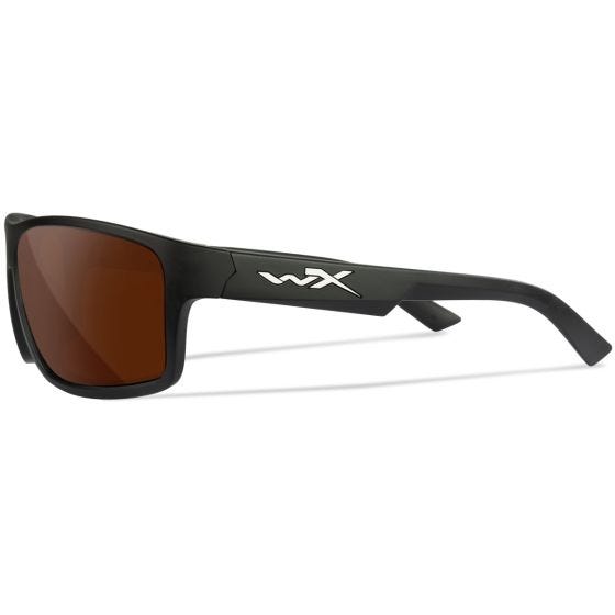 Wiley X WX Peak Standaard brillen - Captivate Polarized Copper Lenses / Matte Black Frame