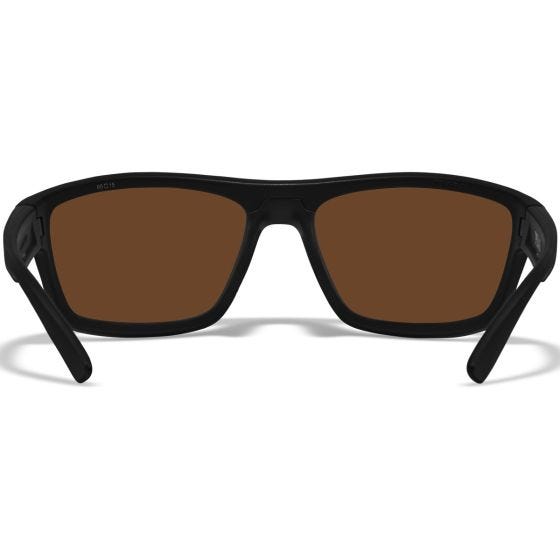 Wiley X WX Peak Standaard brillen - Captivate Polarized Copper Lenses / Matte Black Frame