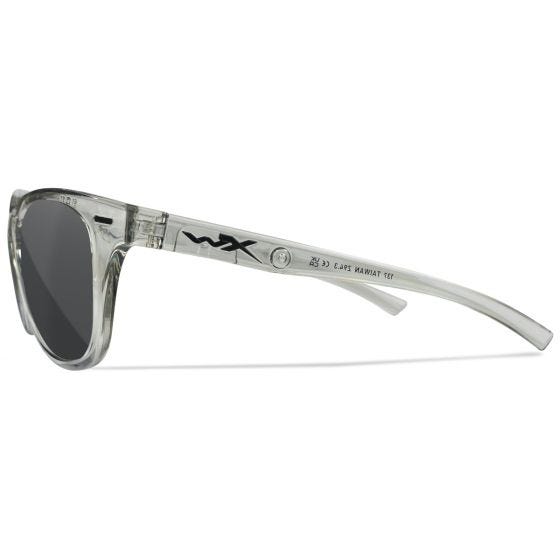 Wiley X WX Ultra Standaard brillen - Captivate Polarized Grey Lenses / Gloss Crystal Light Grey Frame