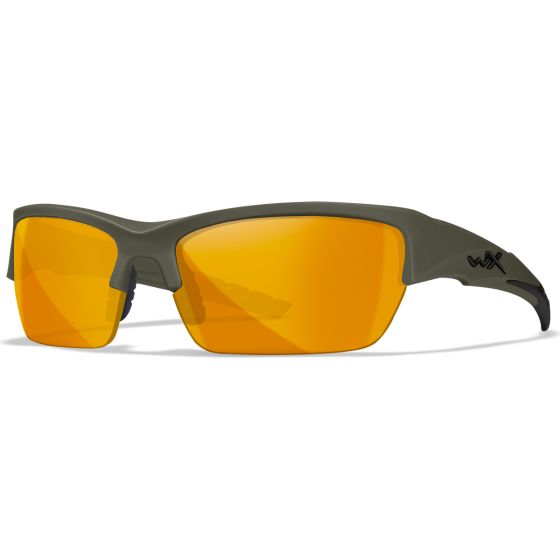 Wiley X WX Valor 2.5 Brillen - Helder + Grijs + Light Rust Glazen / OD Groen Montuur