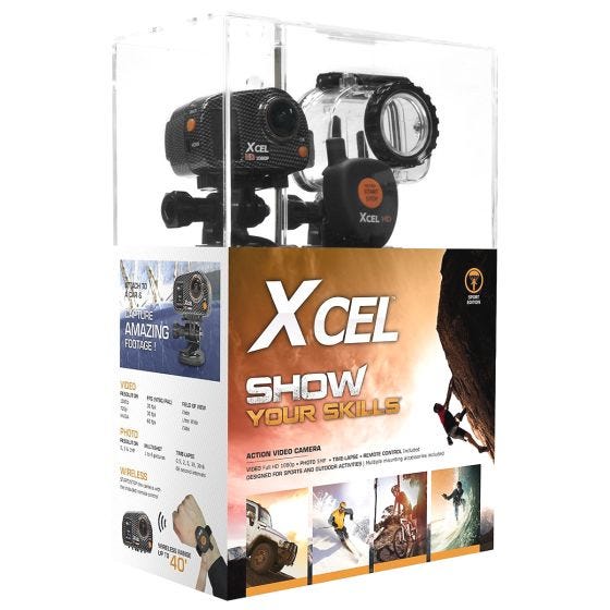 Xcel HD Sport Edition Camera - Carbon