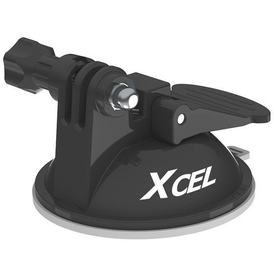 Xcel Zuigbevestiging - Zwart