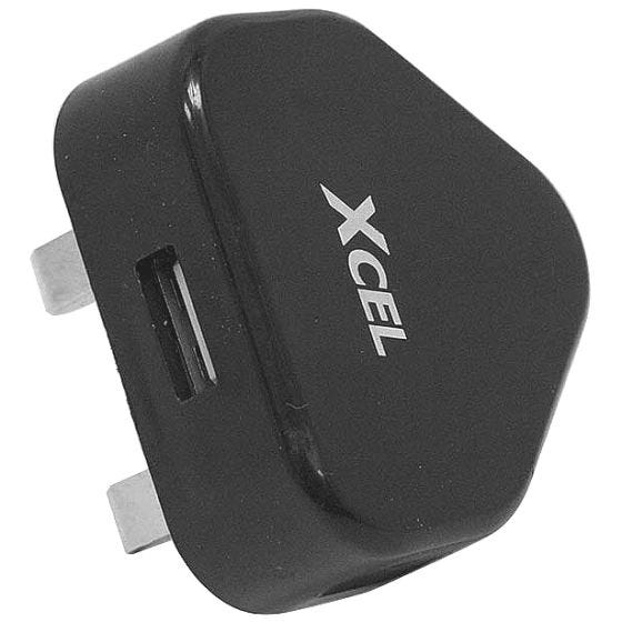 Xcel USB-lichtnetadapter - Zwart