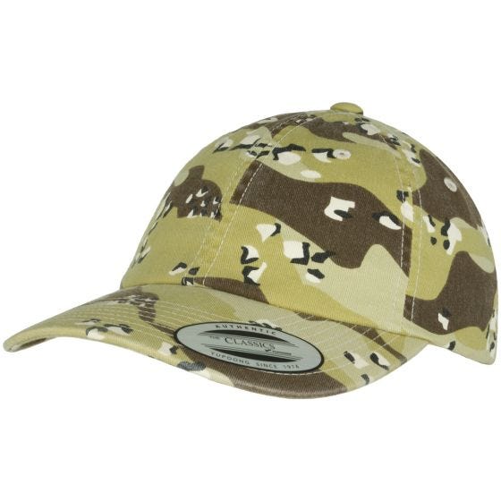 YP Low Profile Camo Washed Pet - Zeskleurig Desert Camo