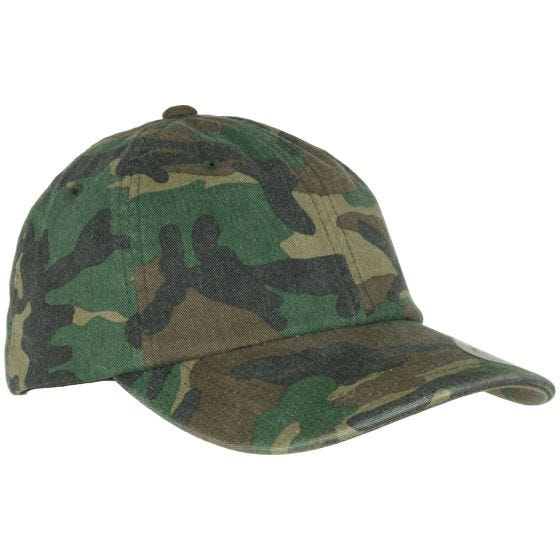 YP Low Profile Camo Washed Pet Gebleekt Bos