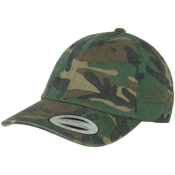 YP Low Profile Camo Washed Pet Gebleekt Bos