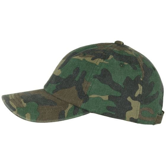 YP Low Profile Camo Washed Pet Gebleekt Bos