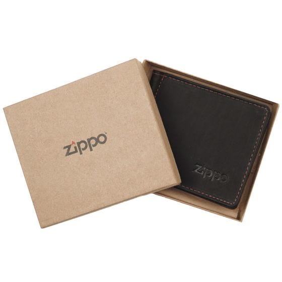 Zippo Money Clip Tweevoudige portemonnee - Mocha