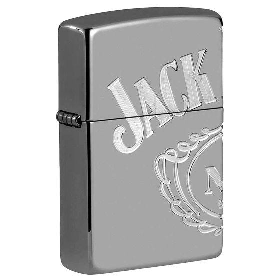 Zippo Jack Daniel's Armor Aansteker - Black Ice