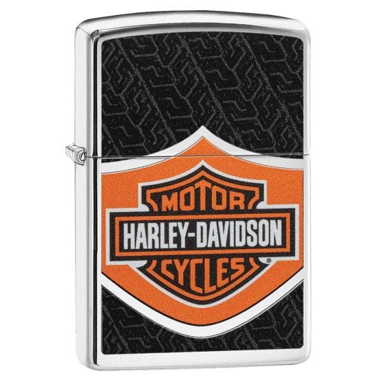 Zippo Harley Davidson Aansteker - High Polish Chrome