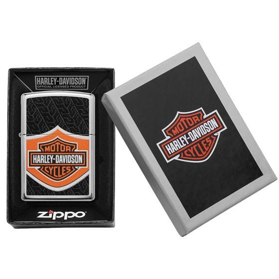 Zippo Harley Davidson Aansteker - High Polish Chrome