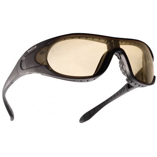 Bolle Raider Ballistische bril - Helder + Smoke + Geel Glazen / Zwart Montuur