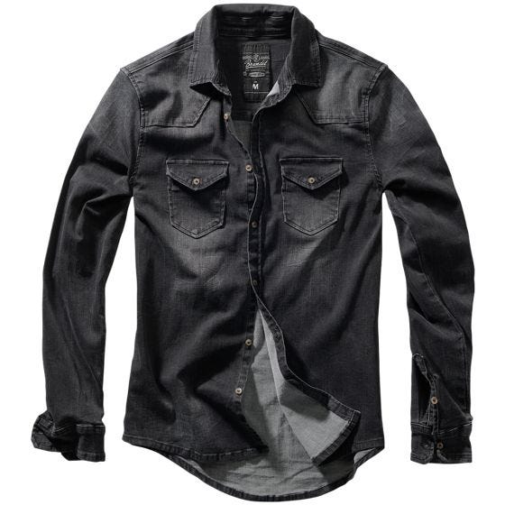 Brandit Riley Denim Overhemd - Zwart