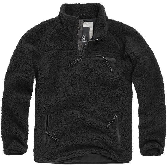 Brandit Teddyfleece Troyer - Zwart