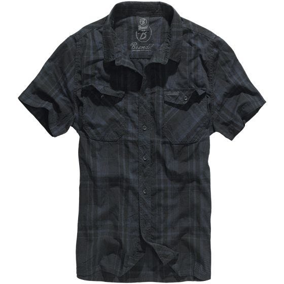 Brandit Roadstar Overhemd - Zwart/Blauw