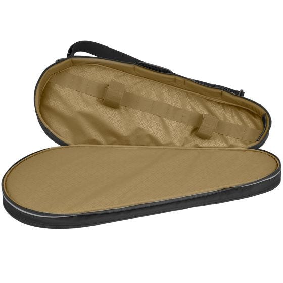 Civilian Dropshop Wapenhoes Met Wattering in Racketpatroon - Zwart